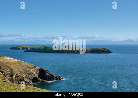 Les îles de St Tudwal, Abersoch Gwynedd, près de galles Banque D'Images