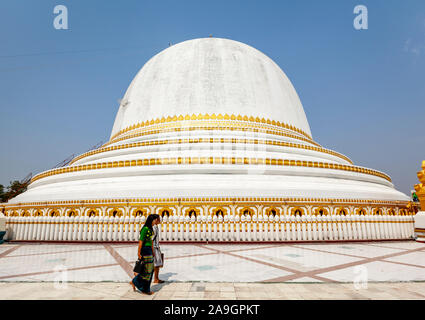 Kaung Mu Taw (pagode Kaunghmudaw), Rhône-Alpes, Mandalay, Myanmar. Banque D'Images