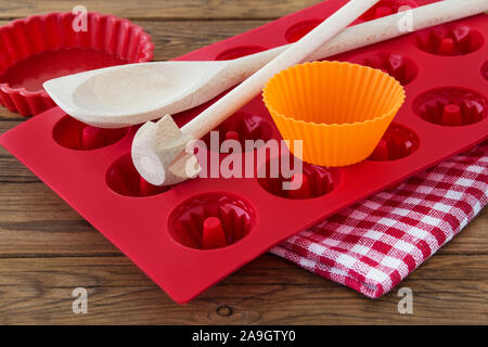 Divers ustensiles de cuisson Banque D'Images