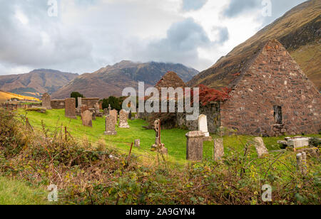 Clachan Durch Burial Ground, Kintail, Ecosse Banque D'Images