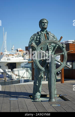 Denkmal à Vilamoura, Algarve, Portugal, Seefahrer, Banque D'Images