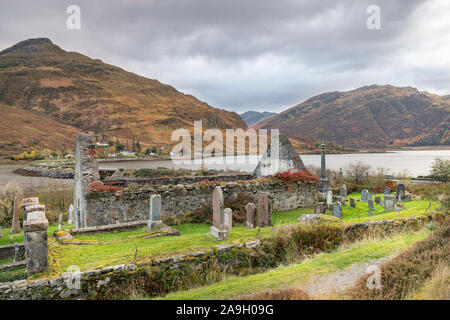 Clachan Durch Burial Ground, Kintail, Ecosse Banque D'Images