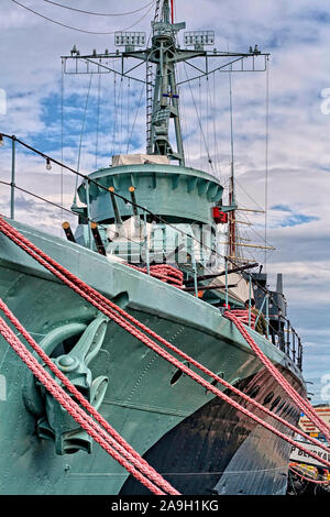 ORP Blyskawica (foudre), destroyer qui a servi dans la marine polonaise pendant la Seconde Guerre mondiale, le plus ancien destroyer dans le monde, aujourd'hui musée s Banque D'Images