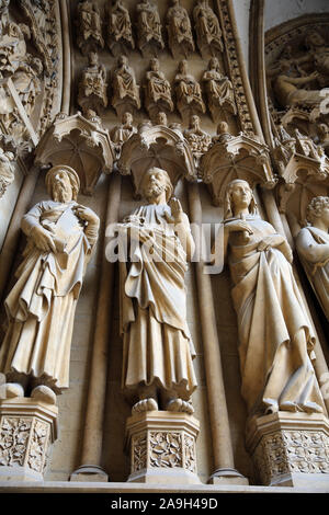 St Etienne de La Cathédrale de Metz, Metz, France Banque D'Images