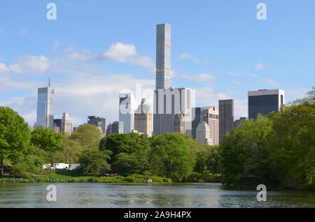 Central Park au printemps, New York City Banque D'Images