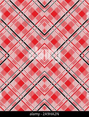 Motif à carreaux. Modèle pour les tissus d'habillement. Bûcheron rouge. Chemise en flanelle tartan sans imprimer. Décoration de Noël - Vector background Illustration de Vecteur