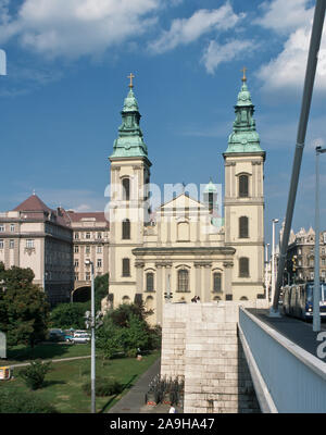 Budapest, Lycée föplébániatemplom Innenstadtpfarrkirche, Banque D'Images