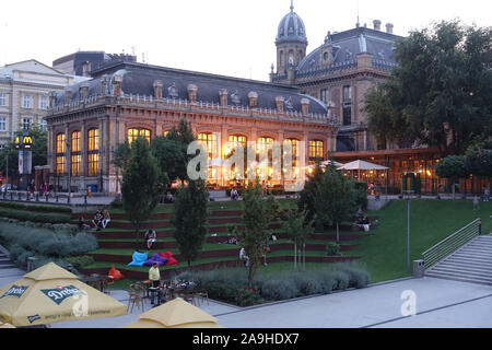 Budapest, Nyugati Pályaudvar, Westbahnhof, Gare de l'Ouest, Tour Eiffel 1877 Banque D'Images