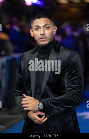 Londres, ANGLETERRE - 14 novembre : Sean Sagar assiste à la première mondiale de "Blue Story" au Curzon Mayfair le 14 novembre 2019 à Londres, Angleterre Banque D'Images