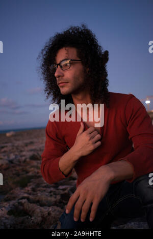 Portrait de jeune homme Latin Banque D'Images