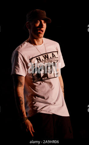 AUSTIN, TX - 11 OCTOBRE : Eminem se produit en concert au cours de l'Austin City Limits Music Festival à Zilker Park le 11 octobre 2014 à Austin, Texas. Photo : imageSPACE/MediaPunch Banque D'Images