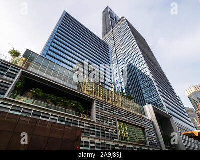 Singapour - 13 Apr 2019 - Extérieur de Tanjong Pagar Centre / Guoco Tower, un développement à usage mixte dans Tanjong Pagar, CBD, Singapour. c'est le plus haut Banque D'Images