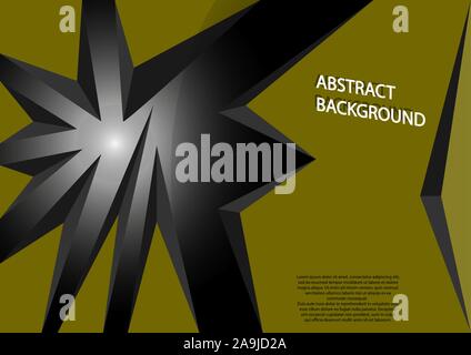 Pour une mise en page modifiable4 couvrir avec des formes géométriques pour brochure, magazine, flyer, brochure, rapport annuel. Illustration de Vecteur