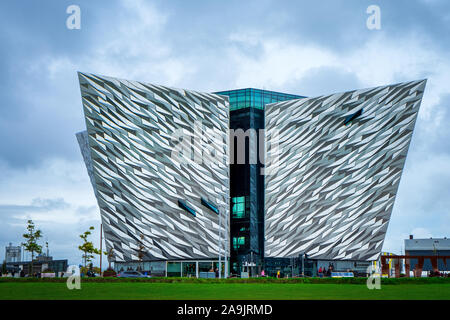 Titanic Belfast, Belfast, Irlande du Nord, Royaume-Uni Banque D'Images