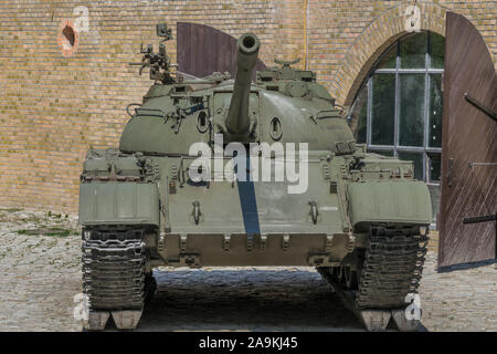 Un réservoir prêt pour l'action, Muzeum Armii Poznan Poznan / War Museum Banque D'Images