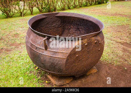 Pu'unene Sugar Museum et moulin, essayez de pot Banque D'Images