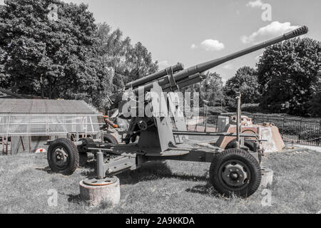 Muzeum Armii Poznan Poznan / War Museum, parc Cytadel, Banque D'Images