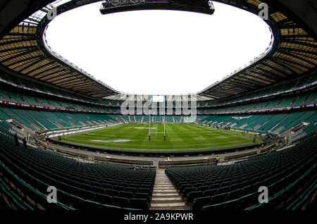 Twickenham, London, UK. 16 Nov, 2019. International Rugby, les barbares contre les Fidji ; vue générale de l'intérieur du stade de Twickenham - usage éditorial : Action Crédit Plus Sport/Alamy Live News Banque D'Images