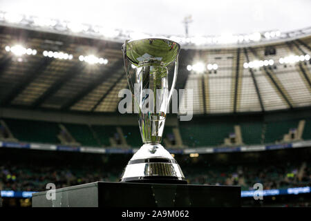 Twickenham, London, UK. 16 Nov, 2019. International Rugby, les barbares contre les Fidji ; Les Killik Cup sur l'affichage - usage éditorial : Action Crédit Plus Sport/Alamy Live News Banque D'Images