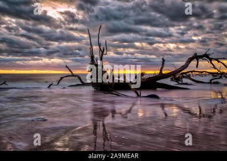 Blackrock Sunrise Beach Banque D'Images
