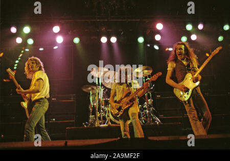 Status Quo, Wembley Arena 1979. Banque D'Images