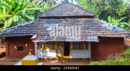 Maison rurale en Inde Banque D'Images