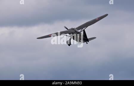 Westland Lysander 1938 airborne à Shuttleworth volants bourget sur le 2e juin 2019 Banque D'Images