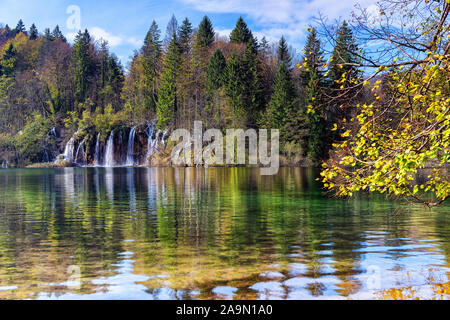 Le parc national de Plitvice Banque D'Images