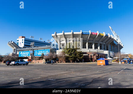 Boise, ID / USA - 16 novembre 2019 : Albertson's Stadium sur le campus de l'Université d'état de Boise Banque D'Images