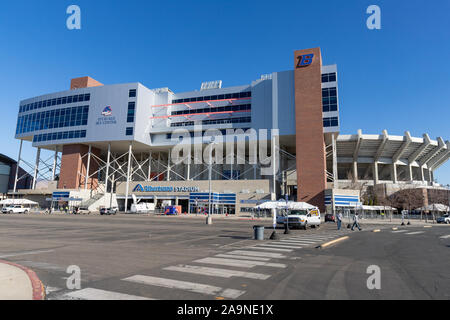 Boise, ID / USA - 16 novembre 2019 : Albertson's Stadium sur le campus de l'Université d'état de Boise Banque D'Images