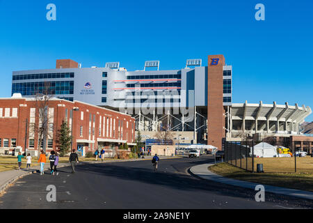 Boise, ID / USA - 16 novembre 2019 : Albertson's Stadium sur le campus de l'Université d'état de Boise Banque D'Images