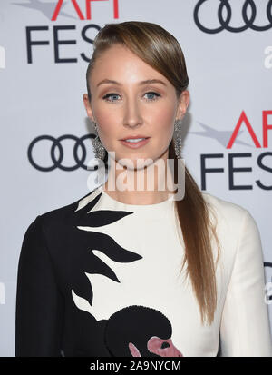 16 novembre 2019, Hollywood, Californie, USA : Erin Doherty arrive pour l'AFI Fest de la Couronne" à la projection de gala Théâtre chinois de Grauman. (Crédit Image : © Lisa O'Connor/Zuma sur le fil) Banque D'Images