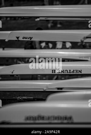 Henley. Berks, Royaume-Uni. Bateaux en rack. 2017 la régate de Henley" des femmes. De l'aviron sur Henley, portée. Tamise. Samedi 17/06/2017 [crédit obligatoire Peter SPURRIER/Intersport Images] Banque D'Images