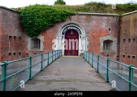 Fort Brockhurst, Gosport, England, UK Banque D'Images