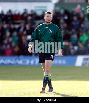 L'Sportsground, Galway, Connacht, en Irlande. 17 novembre, 2019. European Rugby Champions Cup, Connacht contre Montpellier ; Jack Carty (Connacht) lors de l'échauffement - usage éditorial : Action Crédit Plus Sport/Alamy Live News Banque D'Images