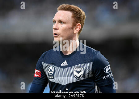 Sydney, Australie. 17 novembre 2019. Une Ligue de football, Club de Football de Sydney et Melbourne Victory ; Corey Brown de Melbourne Victory : Action Crédit Plus Sport Images/Alamy Live News Banque D'Images