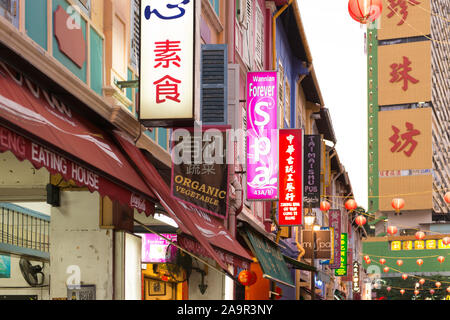 Chinatown à Singapour Banque D'Images