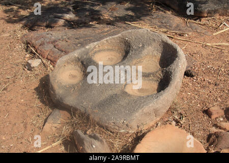 Pays Dogon : village de Tal Banque D'Images