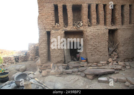 Pays Dogon : village de Tal Banque D'Images