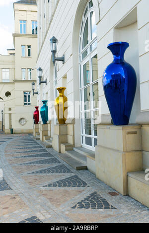 La Ville de Luxembourg / Luxembourg - 10. Août, 2019 - Vue détaillée de l'appareil judiciaire dans les bâtiments du centre-ville de Luxembourg Banque D'Images