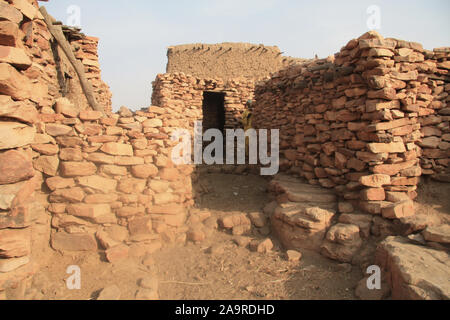 Pays Dogon : village de Tal Banque D'Images