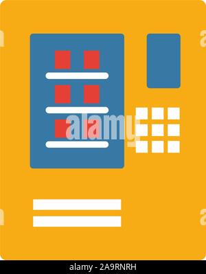 Distributeur Automatique icône. Élément simple d'éléments de la ville collection d'icônes. Distributeur automatique de création d'interface utilisateur icône, ux, apps, logiciels et des infographies Illustration de Vecteur