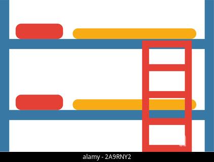 L'icône de l'auberge. Élément simple d'éléments de la ville collection d'icônes. L'icône de création d'interface utilisateur, ux Hostel, apps, logiciels et des infographies Illustration de Vecteur