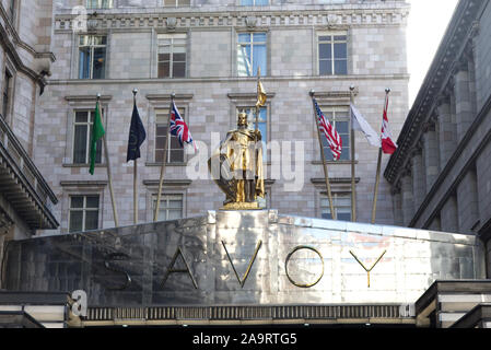 Le Savoy Hotel London Banque D'Images