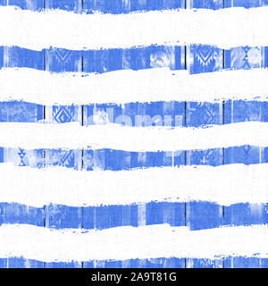 Fashion Design à rayures aquarelle d'impression prêt pour le textile. Les lignes de la main à l'Aquarelle de Style. Grunge Stripes Pattern transparente avec la main peinte Banque D'Images