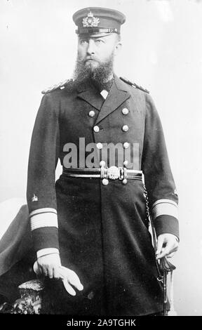 Alfred Von Tirpitz, Alfred Peter Friedrich von Tirpitz (1849 - 1930) Grand Amiral allemand, Secrétaire d'État du Bureau de la Marine impériale allemande, la puissante branche administrative de la Marine impériale allemande de 1897 jusqu'en 1916. Banque D'Images