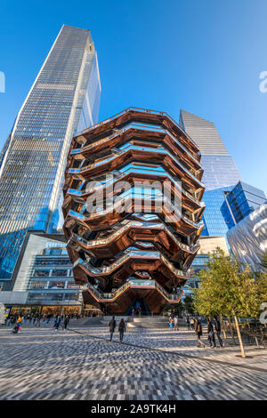 Le navire, Projet de réaménagement de l'Hudson Yards, Manhattan, New York, USA Banque D'Images