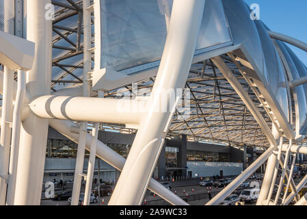 L'Aéroport International de Hartsfield-Jackson Atlanta Terminal Domestique. (USA) Banque D'Images