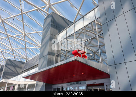 L'Aéroport International de Hartsfield-Jackson Atlanta South Terminal Domestique à Atlanta, Géorgie. (USA) Banque D'Images