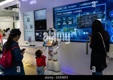 Robot à technologie équitable 2019 à Shenzhen Chine Banque D'Images